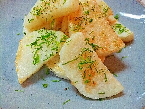おつまみやお弁当のおかずに✿焼き長芋の青海苔和え❤